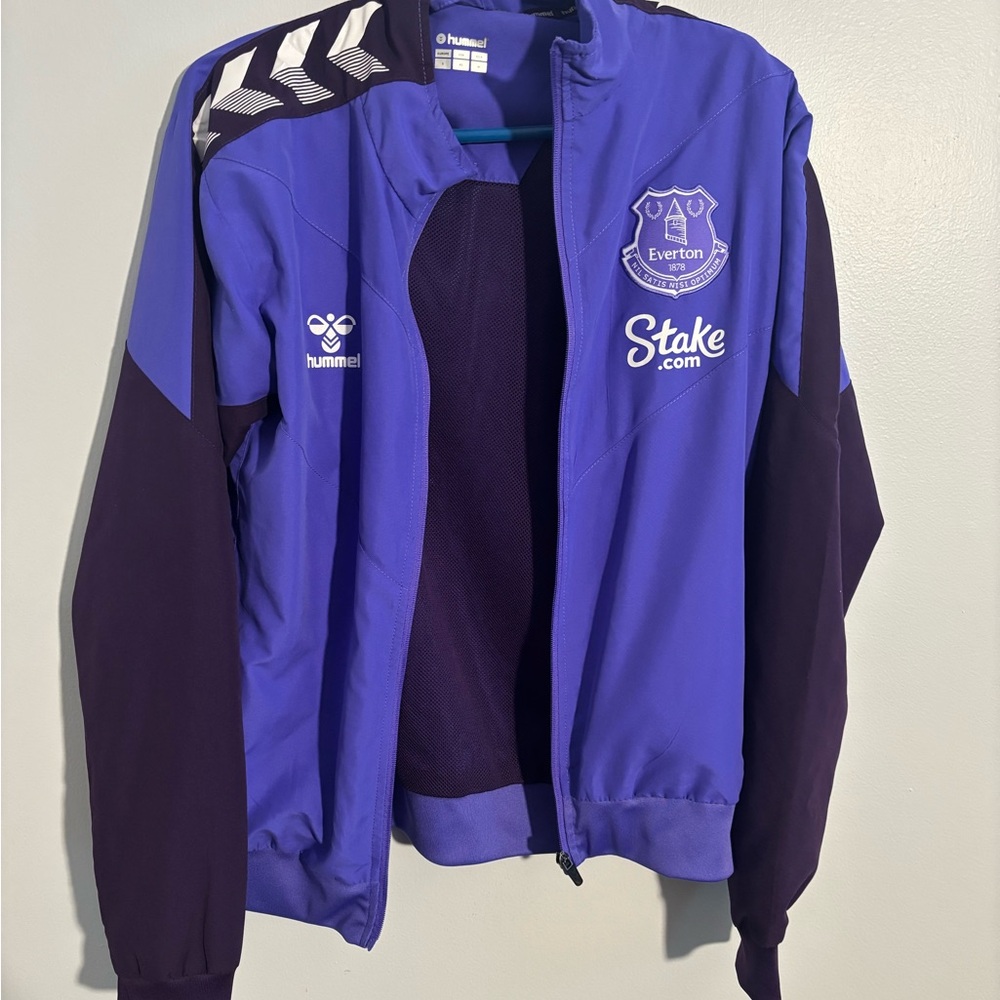 Everton Hummel Purple Sports Jacket